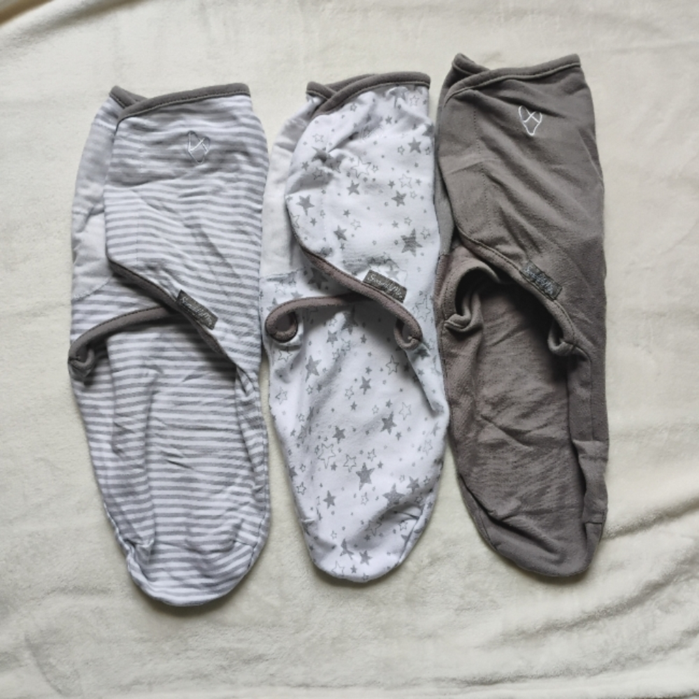 Swaddle Me Set Of 3 Baby Swaddles | Size Sm/Md